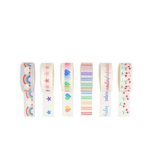 Washi tape 6 rolls 7 meters